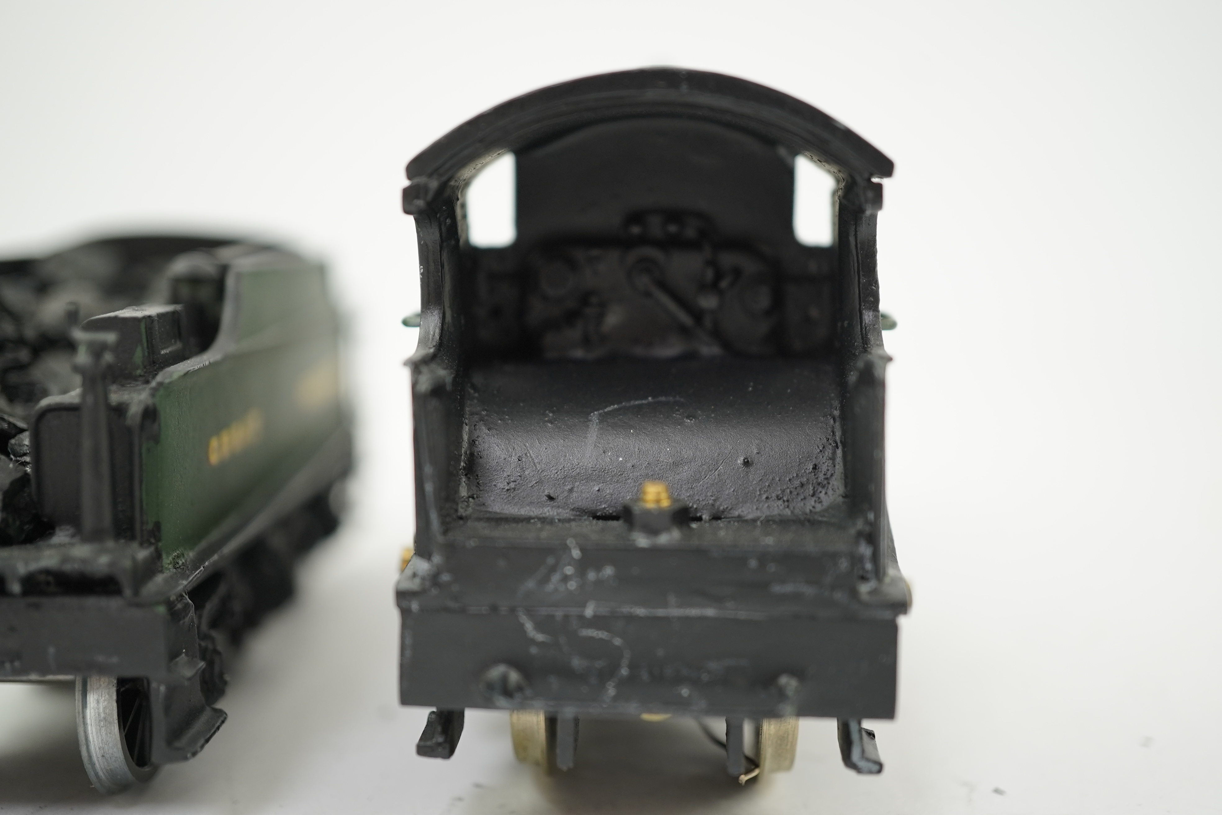 Two 00 gauge brass and white metal kit built Dean designed GWR tender locomotives; an Aberdare class 2-6-0, 2601, together with a Duke class 4-4-0, 3252, constructed, painted and lined to a high standard, both motored fo